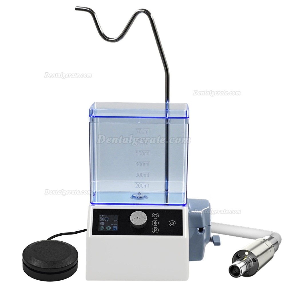 Mikromotor zahnmedizin (b&uuml;rstenloser elektromoto) mit Wassertank und Schlauchpumpe